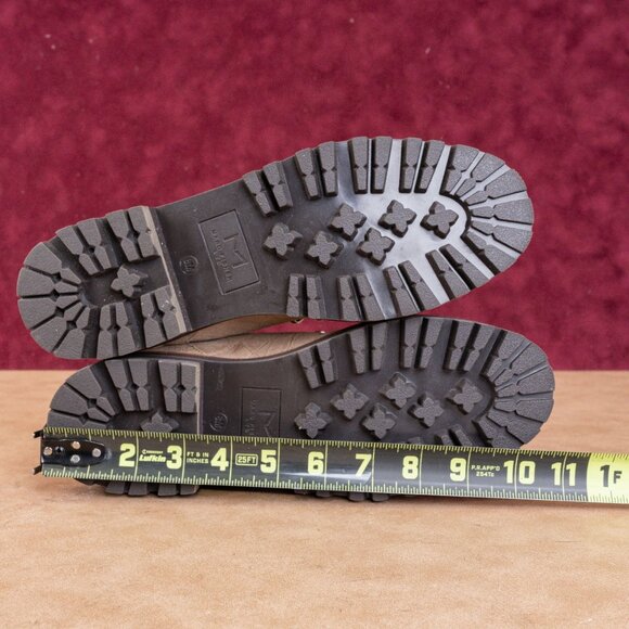 Marc Fisher Women Lizzie 2 Croc Print Lace-up Platform Cream Combat Boots Sz 8 - Picture 5 of 9